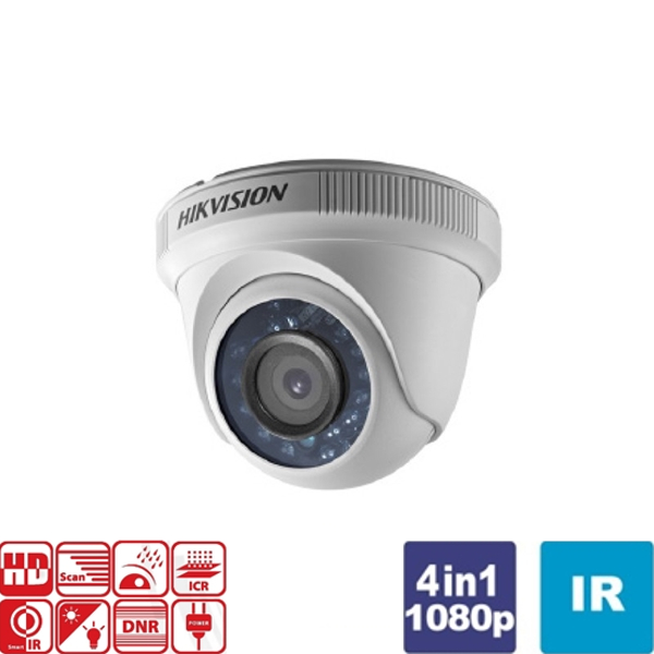 Κάμερα Dome IR 3.6mm IP66 Turbo-HD 1080p DS-2CE56D0T-IRF Hikvision