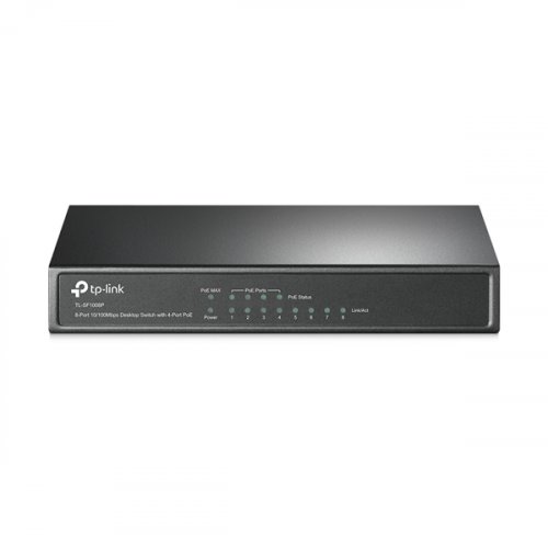 Switch 8-Port 10/100Mbps 4xPoE TL-SF1008P TP-LINK