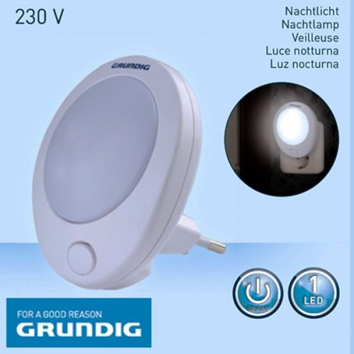 Φωτάκι νυκτός led 1W με διακόπτη 41342 Grundig