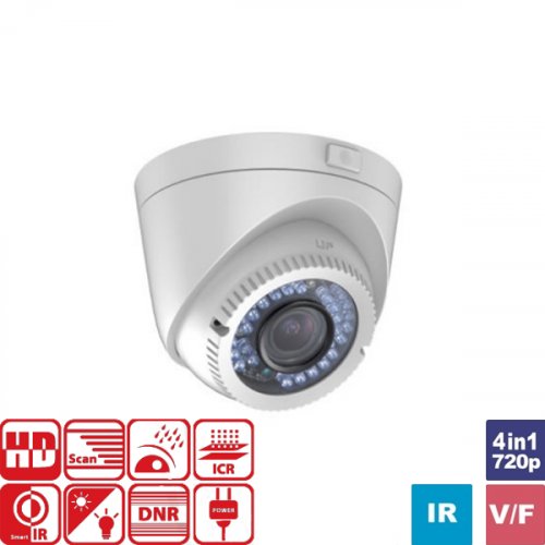 Κάμερα Dome IR 2.8~12mm IP66 Turbo-HD 720p EXIR DS-2CE56C0T-VFIR3F Hikvision