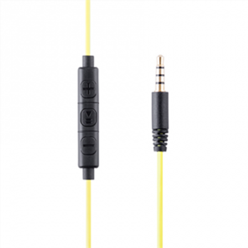 Ακουστικά Στερεοφωνικά Handsfree με Μικρόφωνο Κίτρινο HE17 Acme