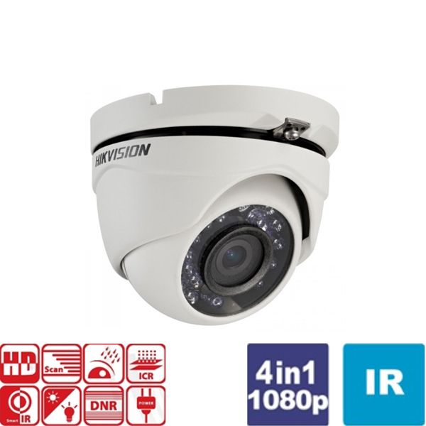 Κάμερα Dome IR 3.6 mm Turbo-HD 1080p DS-2CE56D0T-IRMF Hikvision