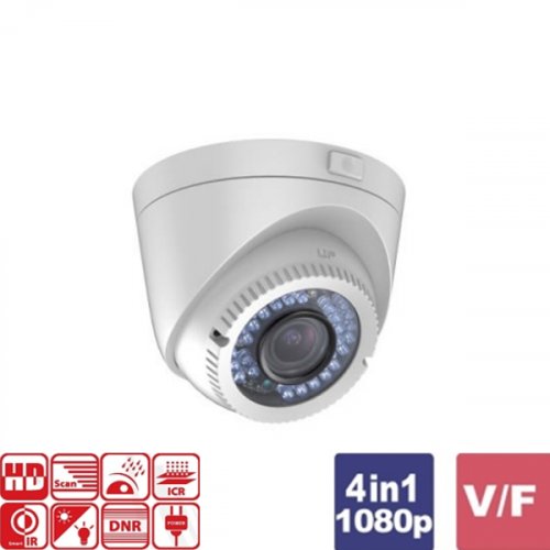 Κάμερα Dome IR 2.8~12mm IP66 Turbo-HD 1080p DS-2CE56D0T-VFIR3F Hikvision
