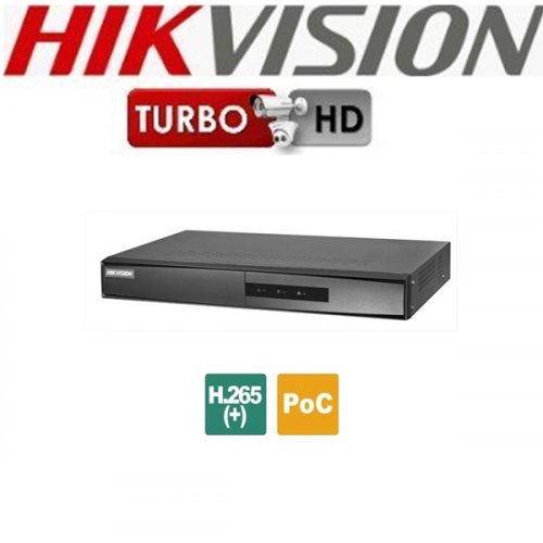 NVR 4 IP καναλιών 4K DS-7604NI-K1/4P Hikvision