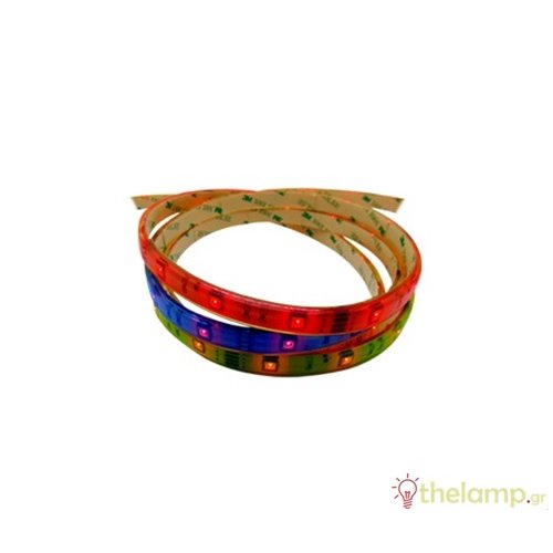 Led ταινία 12V 7.2W 5050 RGB 30led με αυτοκόλλητο IP68