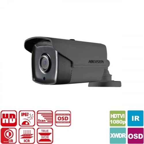 Κάμερα Bullet IR 2.8mm IP67 Turbo-HD 1080p Γκρί DS-2CE16D8T-IT3 Hikvision