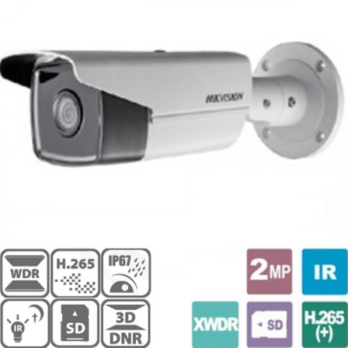 Κάμερα Bullet 4mm IP IP67 2MP DS-2CD2T23G0-I8 Hikvision