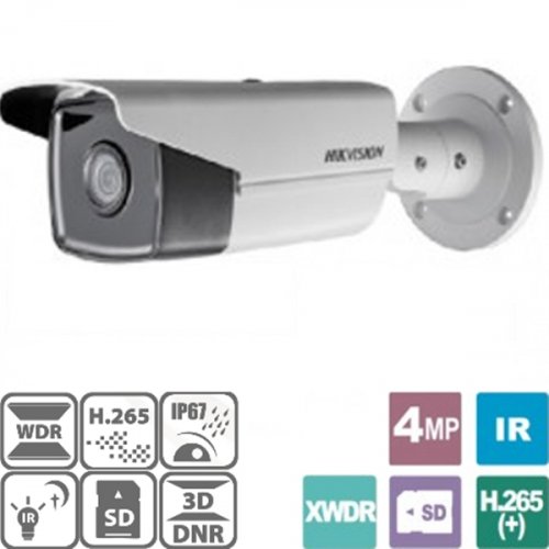 Κάμερα Bullet 4mm IP IP67 4MP DS-2CD2T43G0-I8 Hikvision