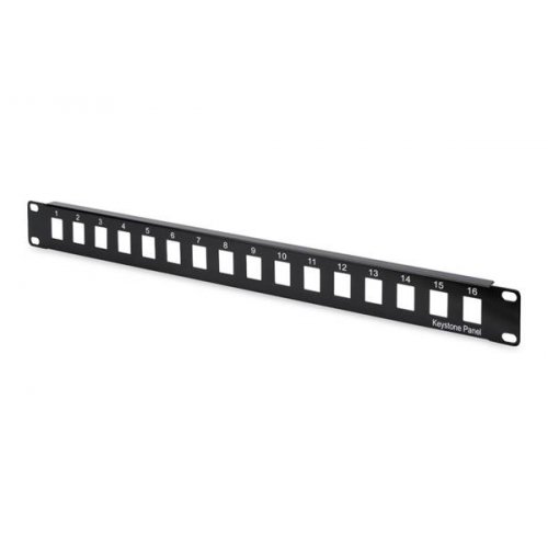 Patch Panel keystone 16 ports 1U κενό DN-91400 Digitus