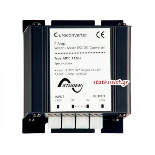 Converter switch step up 10-18V DC IN -> OUT 24V DC 168W 7A MDC-1224-7 Studer
