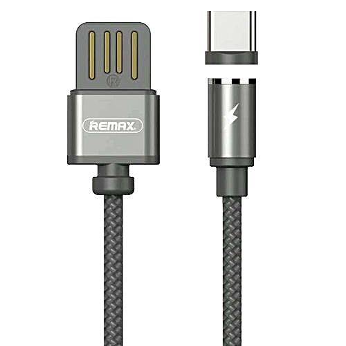 Καλώδιο φόρτισης USB A -> type C μαγνητικό 1m 1.5A ασημί RC-095a Remax