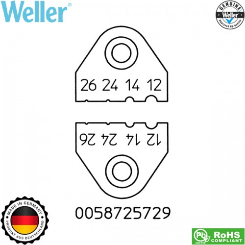 Knife set AWG 12, 14, 24, 26 T0058725729 Weller