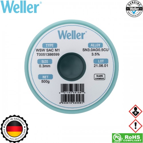 Κόλληση 500gr 0.3mm WSW SAC M1 T0051386599 Weller