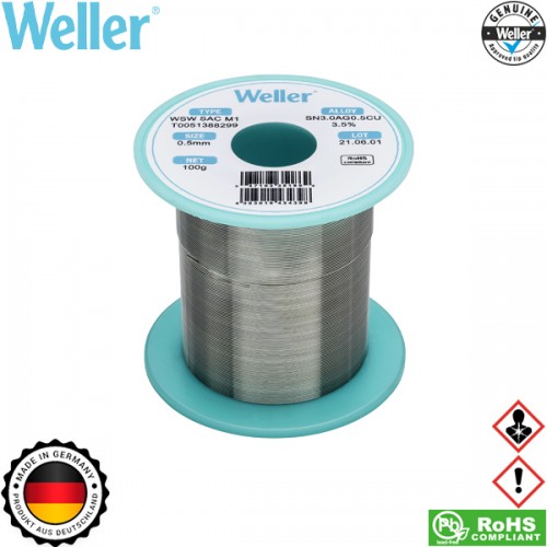 Κόλληση 100gr 0.5mm WSW SAC M1 T0051388299 Weller