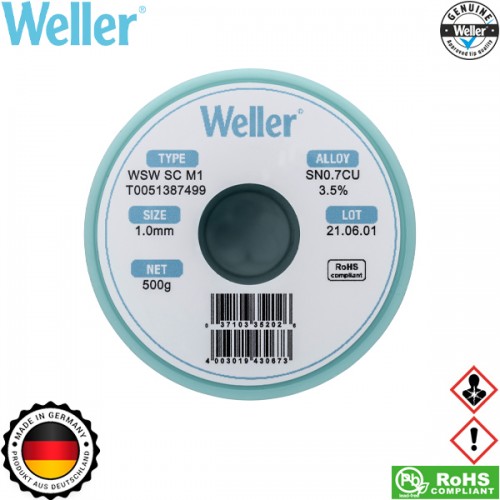 Κόλληση 500gr 1mm WSW SC M1 T0051387499 Weller