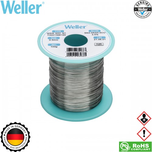 Κόλληση 100gr 0.3mm WSW SAC M1 T0051388199 Weller