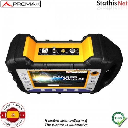 Πεδιόμετρο και αναλυτής φάσματος 4K-UHD RANGER Neo 4 PROMAX