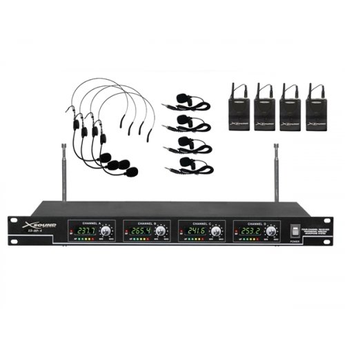 Ασύρματο σύστημα 8 μικροφώνων VHF XS-MP-4 Xsound