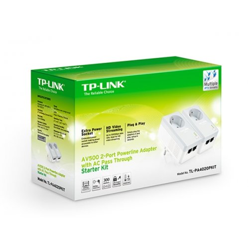 Powerline AV600 Wi-Fi Kit TL-WPA4226 KIT TP-LINK
