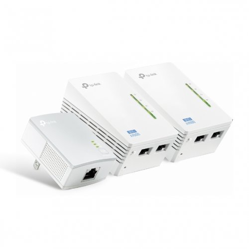 Powerline AV500 Universal +WiFi Range Extender 2xΘύρες Ethernet Κιτ δικτύου WPA4220T TP-LINK