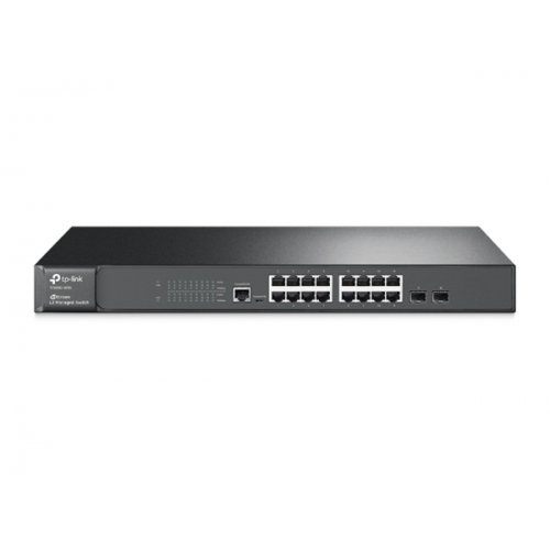 Switch 16-Port Gigabit L2 Managed 2xSFP Slots TL-SG3216 ( T2600G-18TS) JetStream TP-LINK