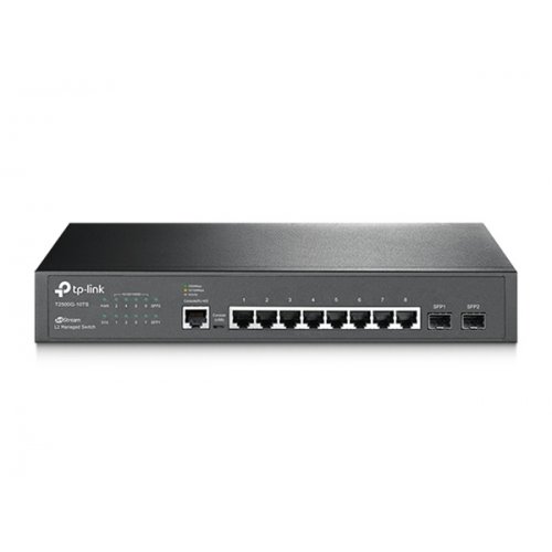 Switch 8-Port Gigabit L2 Managed 2xSFP Slots T2500G-10TS (TL-SG3210) JetStream TP-LINK