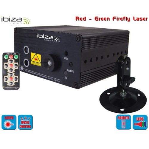 Laser εφέ Firefly πράσινο & κόκκινο χρώμα LAS160P-MKII Ibiza Light