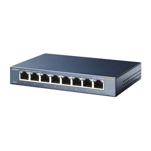 Switch 8-Port 10/100/1000Mbps Desktop TL-SG108 TP-LINK