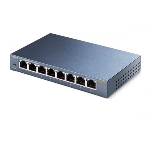 Switch 8-Port 10/100/1000Mbps Desktop TL-SG108 TP-LINK