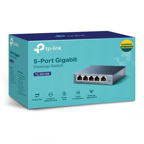 Switch 5-Port 10/100/1000Mbps Desktop TL-SG105 TP-LINK