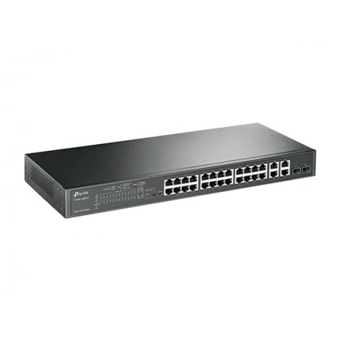 Switch 24-Port 10/100Mbps + 4-Port Gigabit Smart PoE+ TL-SL2428P (T1500-28PCT) TP-LINK