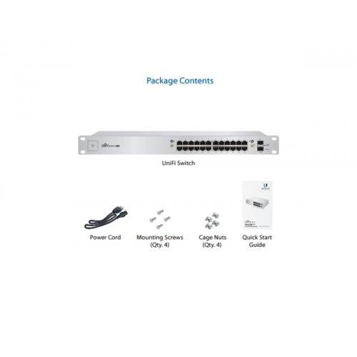 Switch 24-Port Gigabit Managed POE+ 250W with SFP US-24-250W UniFI Ubiquiti