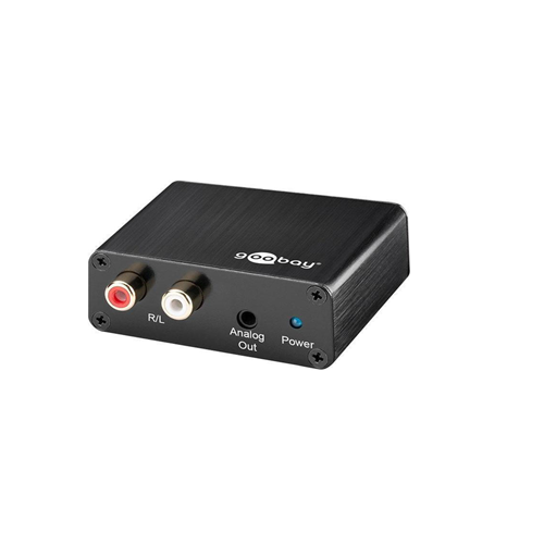 Mετατροπέας Ήχου, από Ψηφιακό Toslink (Οπτικό) ή RCA (Coaxial) ->2 x RCA Θηλυκά 58965 Goobay