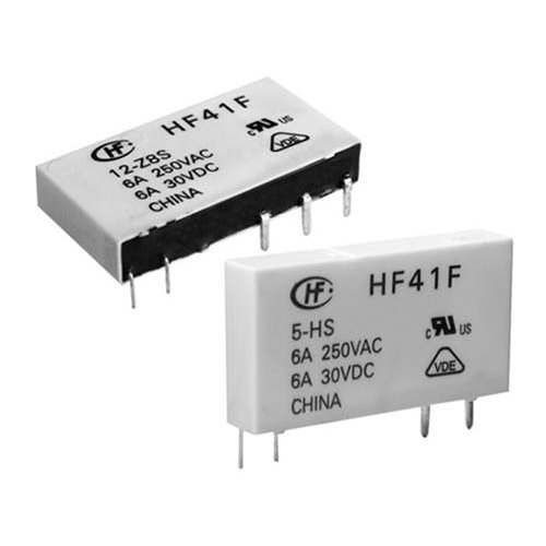 Relay slim SNR 1P 24V DC 6A PCB 1N/O HF41F/24-HT HONGFA