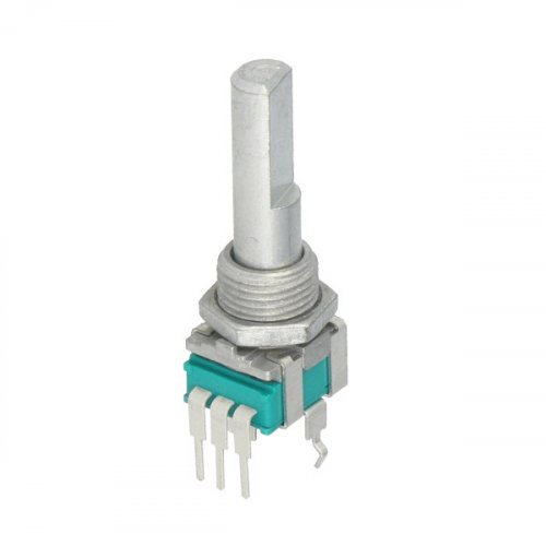 Ποτενσιόμετρο γραμμικό μονό Flat 25mm 5kOhms 3pin RK09L1140A65 ALPS