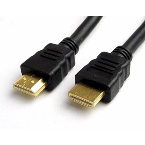 Καλώδιο HDMI αρσενικό -> HDMI αρσενικό + ethernet 2.0v 0.5m επίχρυσο High Speed