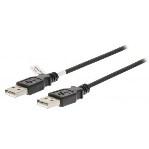 Καλώδιο USB 2.0 A αρσενικό -> USB  A αρσενικό 1m CCGT60000BK10 Nedis