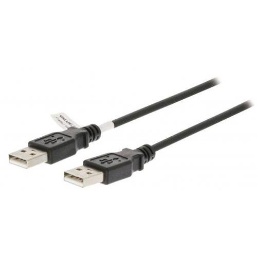 Καλώδιο USB 2.0 A αρσενικό -> USB  A αρσενικό 2m CCGT60000BK20 Nedis