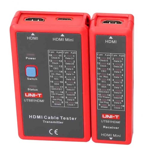 Tester ελέγχου καλωδίων HDMI & miniHDMI UT-681HDMI UNI-Trend