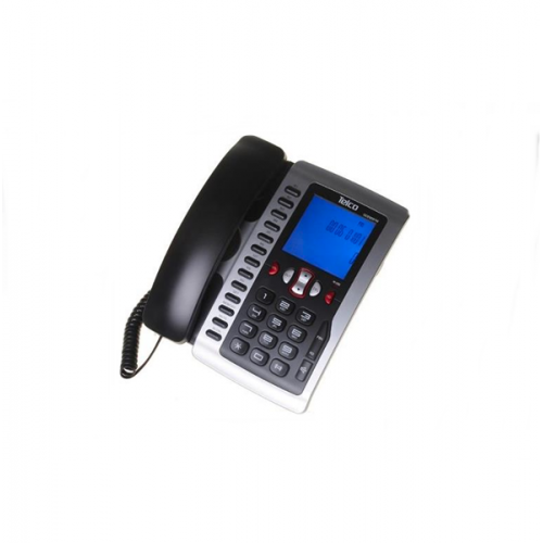 Τηλέφωνο ενσύρματο με οθόνη μαύρο GCE 6097W Telco