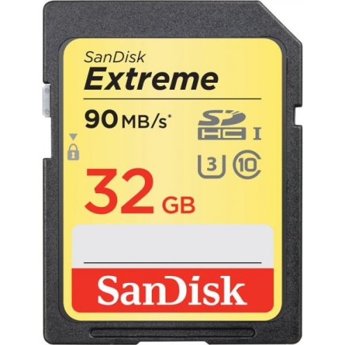 Κάρτα μνήμης SDSDXVE-032G-GNCIN 32GB Extreme SD UHS-I U3 90MB/s V30 SanDisk