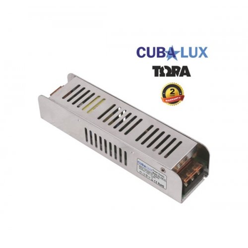 Τροφοδοτικό Led 176-264V IN -> OUT 12VDC 150W 12.5A IP20 TΩRA Cuba Lux