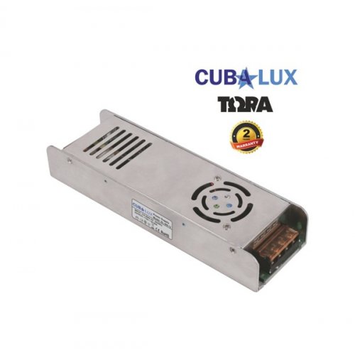 Τροφοδοτικό Led 176-264V IN -> OUT 12VDC 360W 30A IP20 TΩRA Cuba Lux