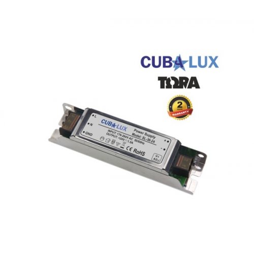 Τροφοδοτικό Led 176-264V IN -> OUT 24VDC 36W 1.5A IP20 TΩRA Cuba Lux