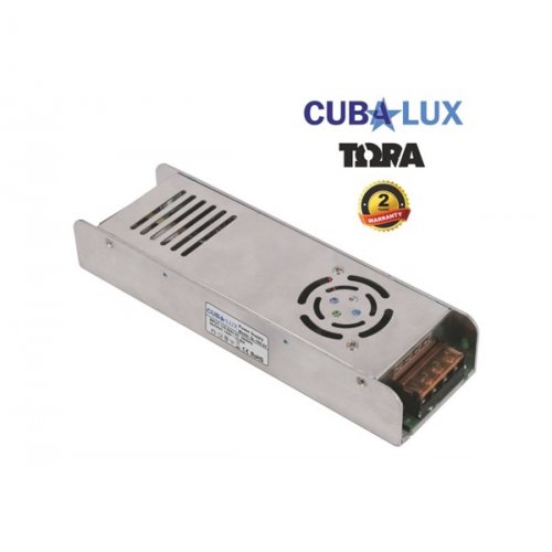 Τροφοδοτικό Led 176-264V IN -> OUT 24VDC 360W 15A IP20 TΩRA Cuba Lux