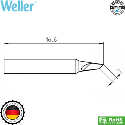 Μύτη κολλητηριού 1mm RTP 010K T0050104599 Weller