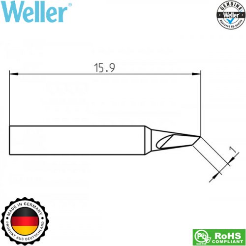 Μύτη κολλητηριού 1mm RTP 010K NW MS T0050102899 Weller