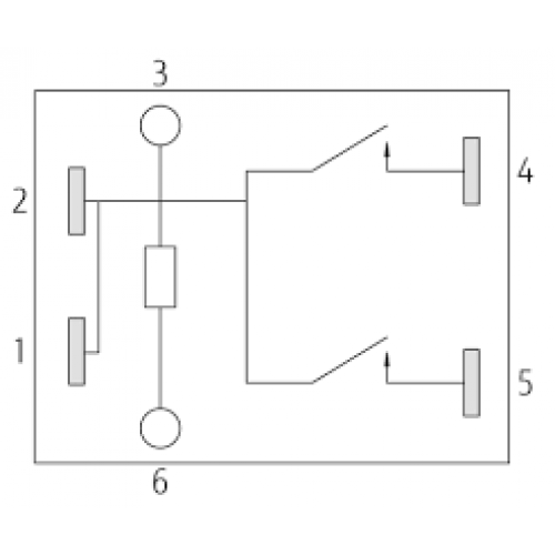 Relay mini 12V DC 40A DC 1 Form U 2pins ( G8QE-1A ) FBR53ND12-Y-HW Fujitsu