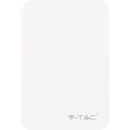 Power bank 5000mAh με διπλό USB άσπρο 8191 VT-3503 V-TAC