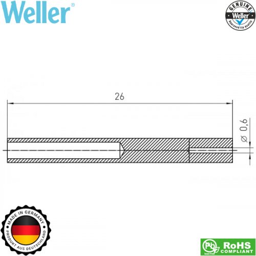 RT Measuring tip T0054461399N Weller